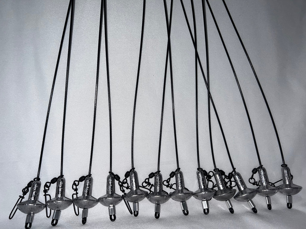 Mushroom Sinker Decoy Rigs - PVC (1 Dozen)