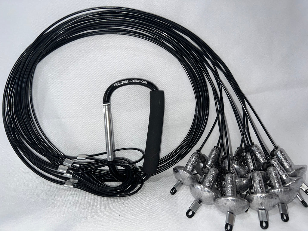 Mushroom Sinker Decoy Rigs - PVC (1 Dozen)