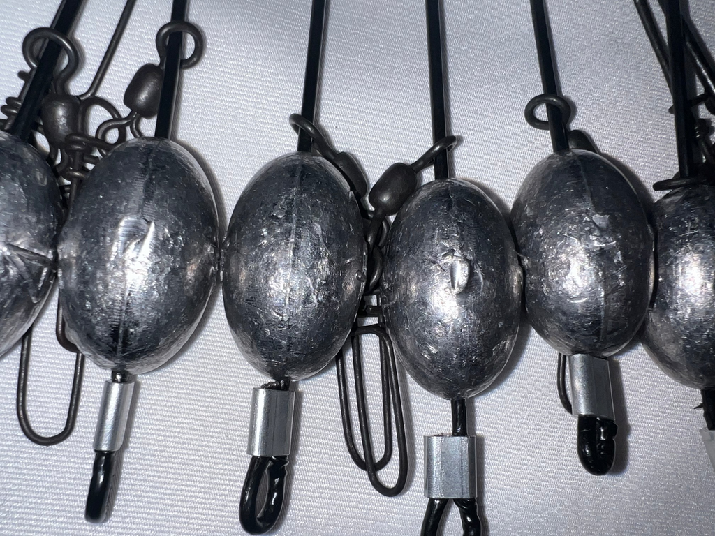 Egg Sinker Decoy Rigs - PVC (1 Dozen)