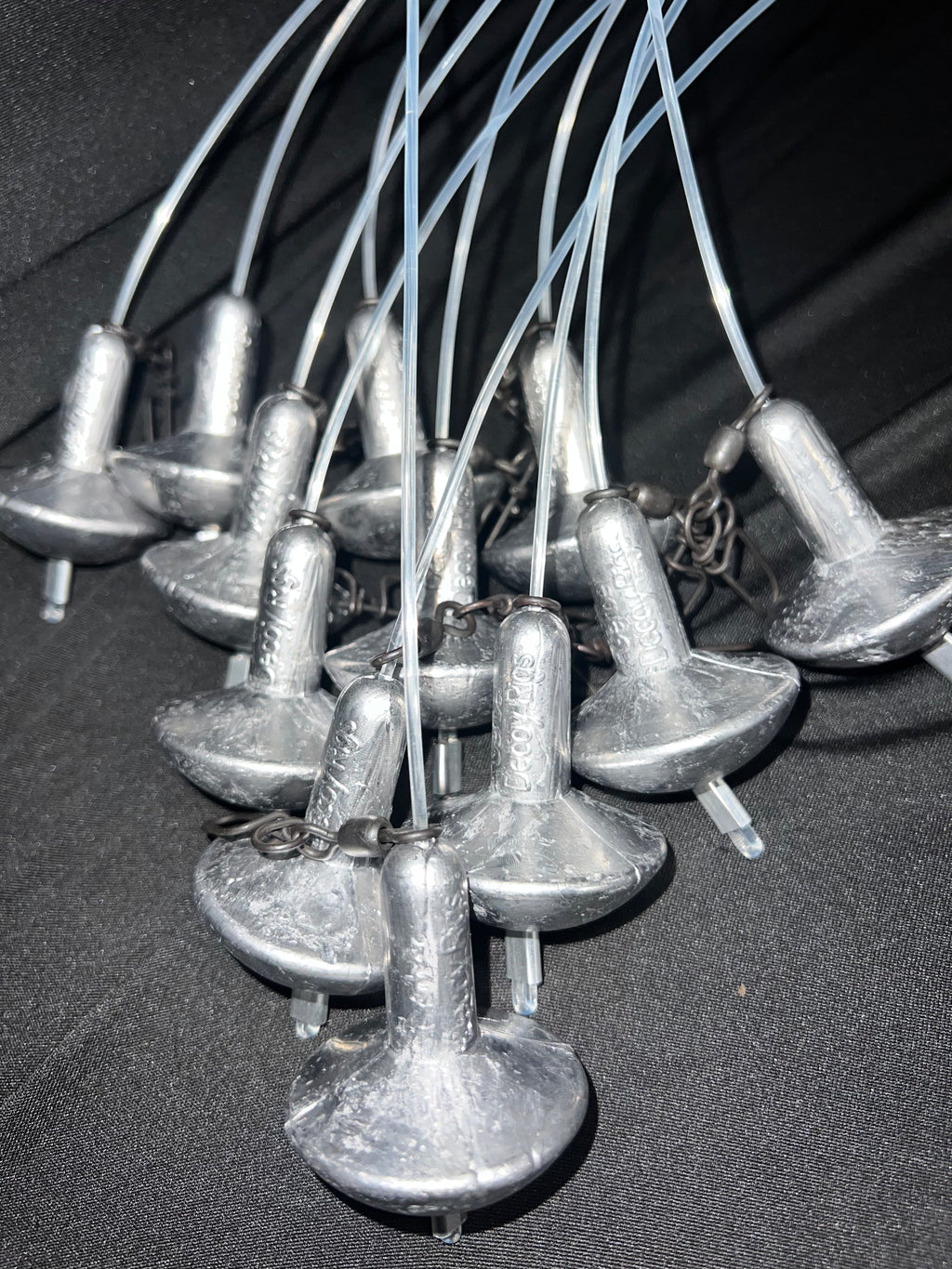 Mushroom Sinker Decoy Rigs - Monofilament (1 Dozen)