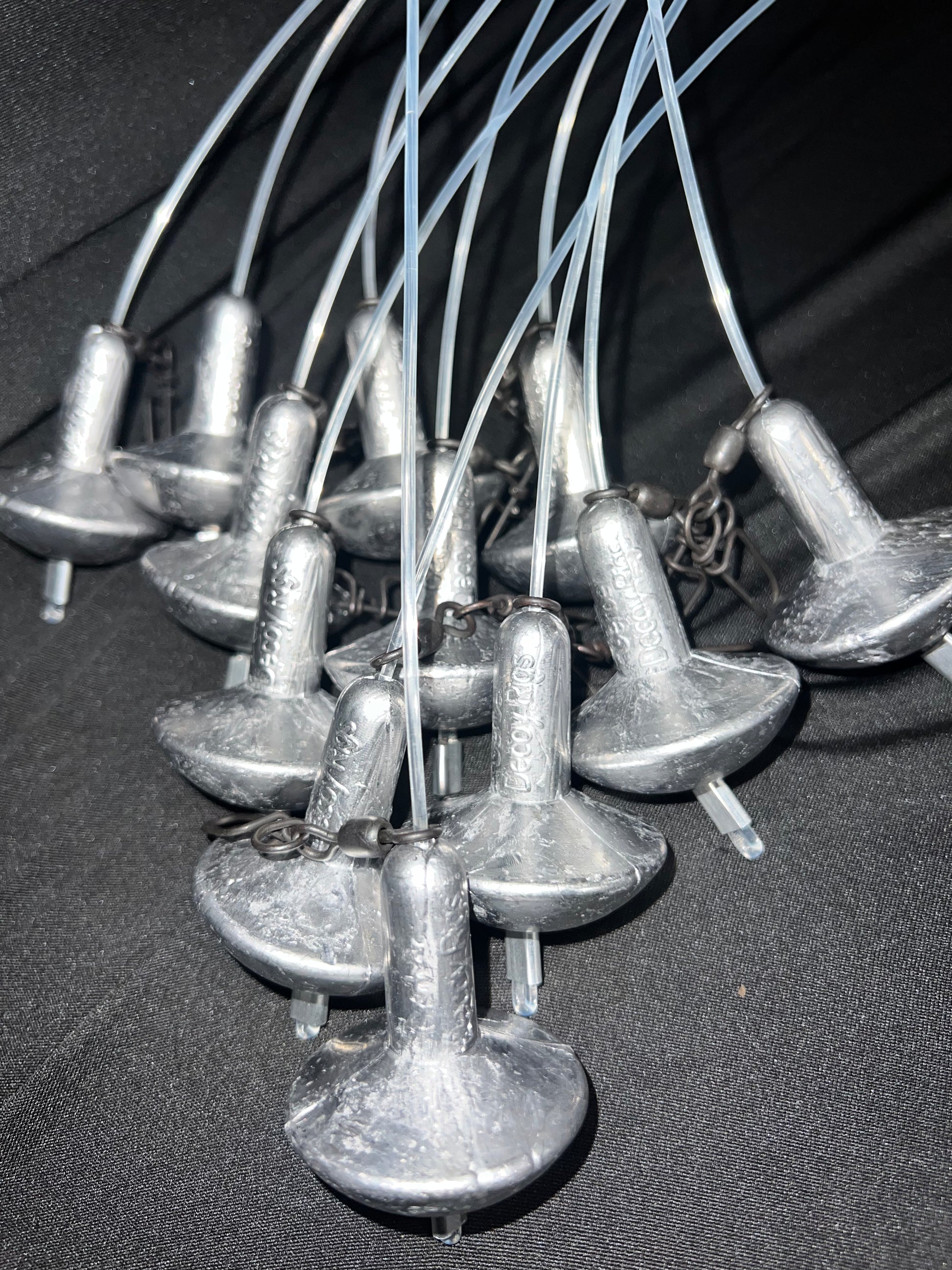 Mushroom Sinker Decoy Rigs - Monofilament (1 Dozen)