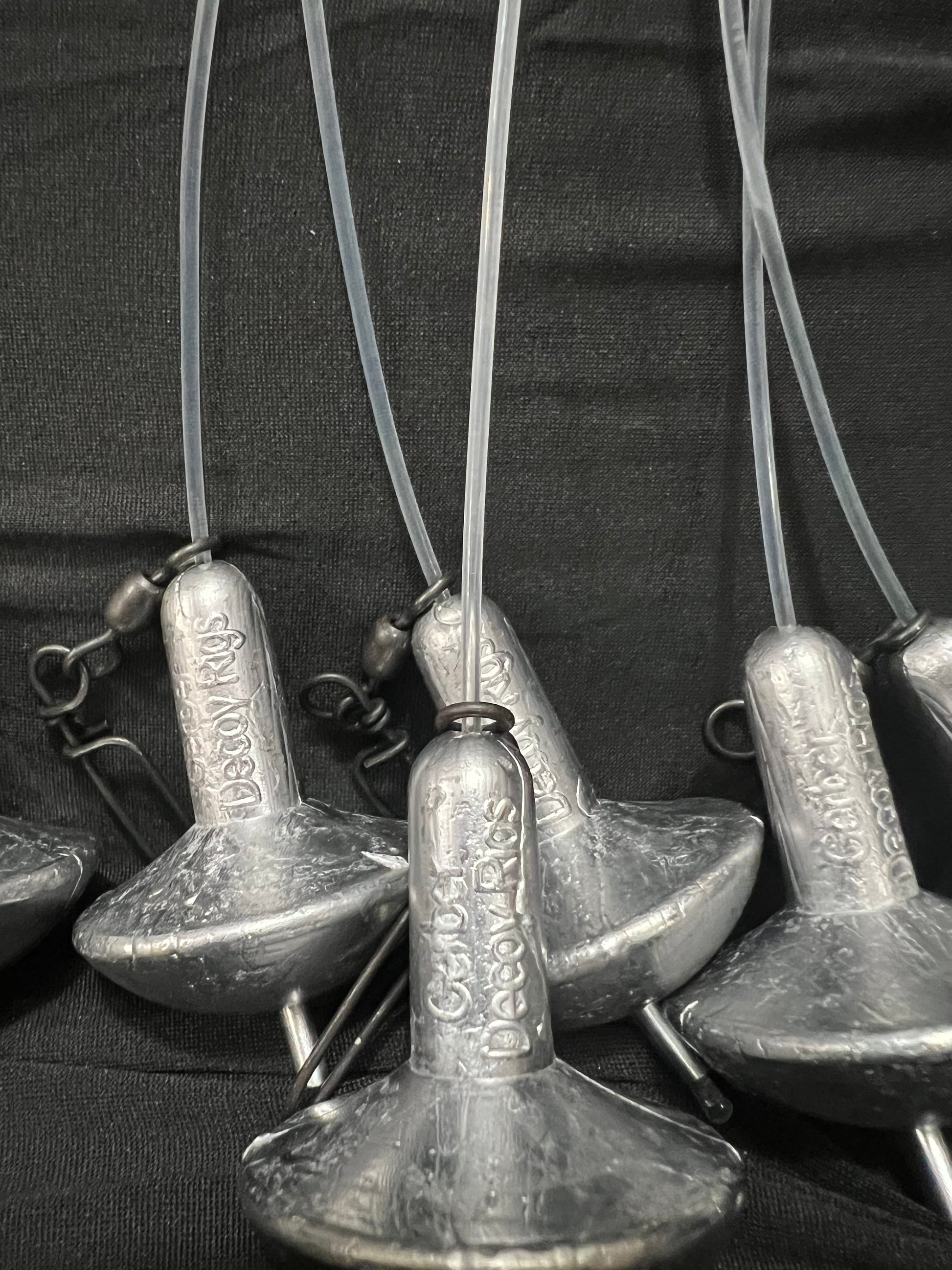 Mushroom Sinker Decoy Rigs - Monofilament (1 Dozen)