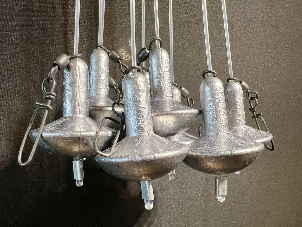 Mushroom Sinker Decoy Rigs - Monofilament (1 Dozen)