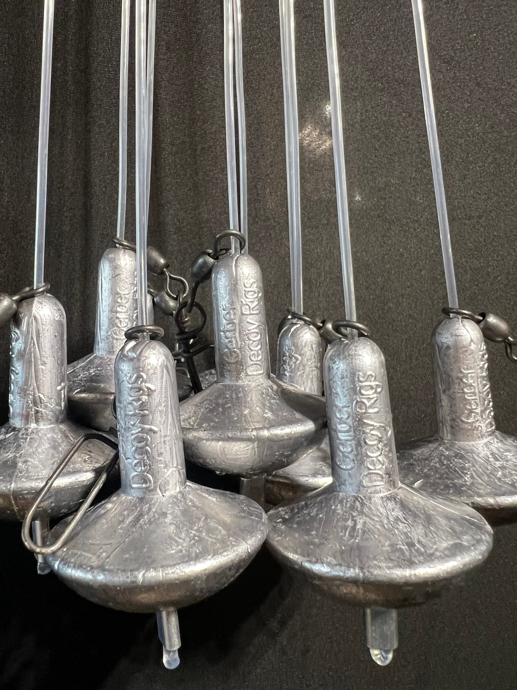 Mushroom Sinker Decoy Rigs - Monofilament (1 Dozen)