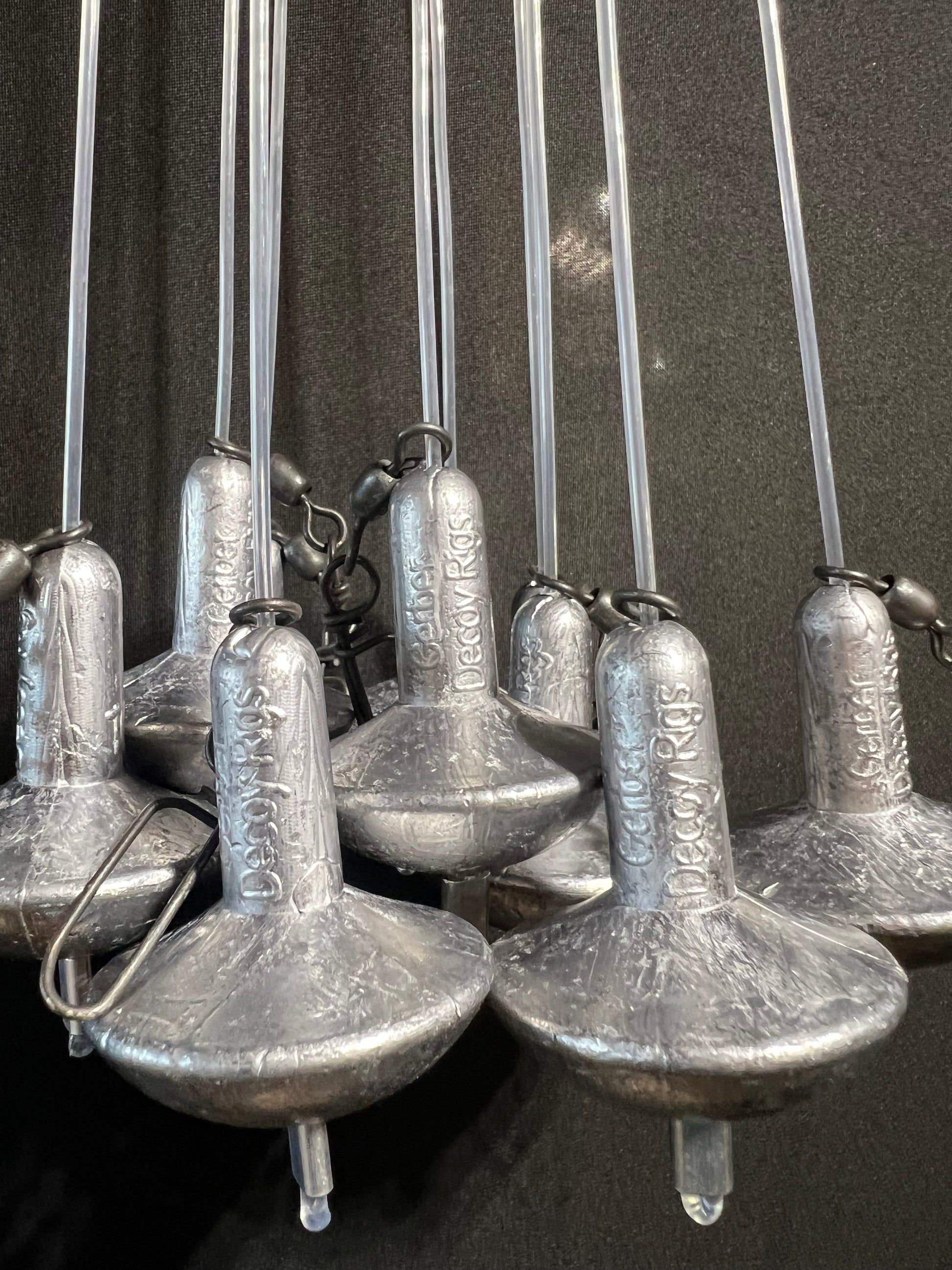 Mushroom Sinker Decoy Rigs - Monofilament (1 Dozen)